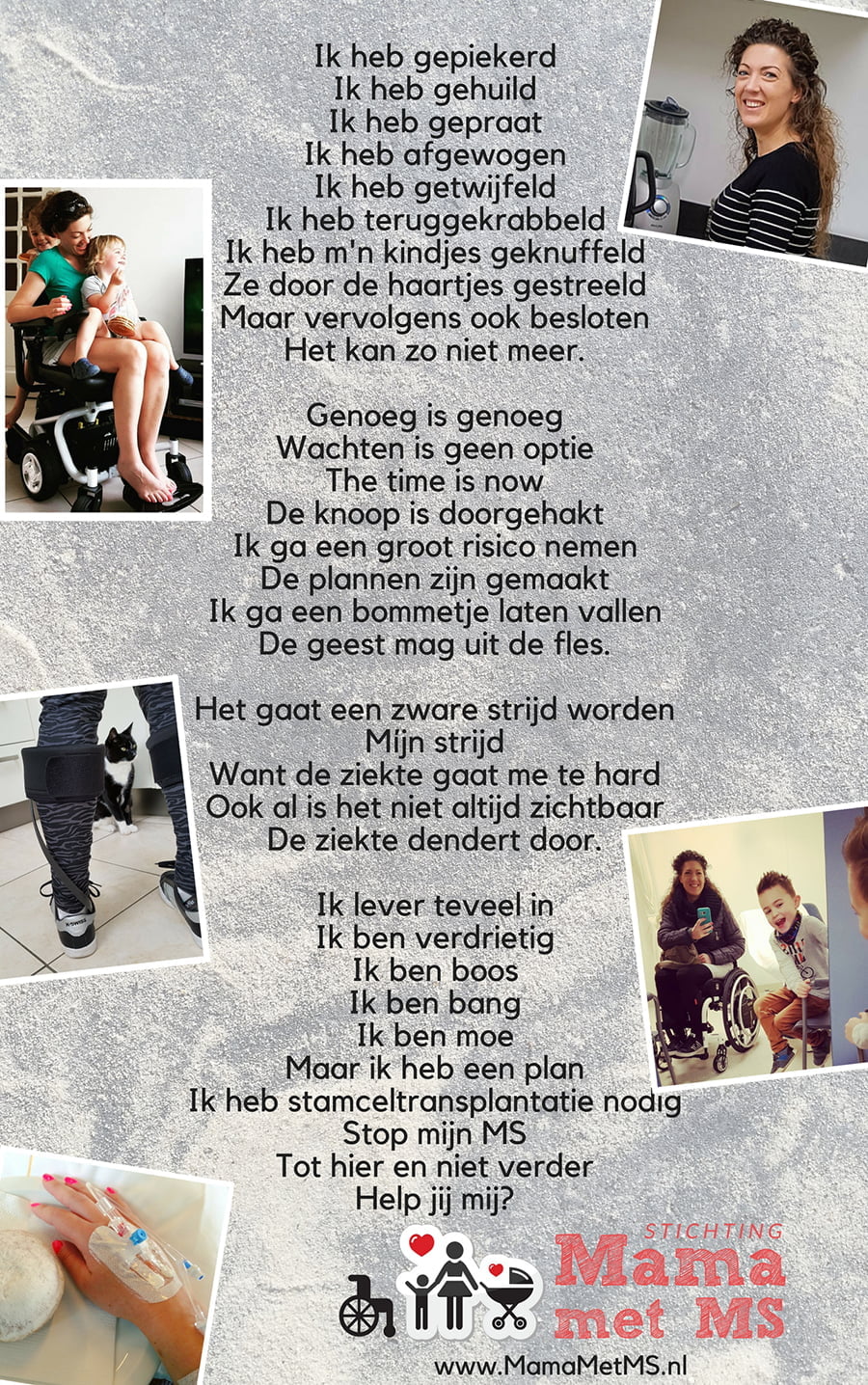 Mama met MS - Gedicht